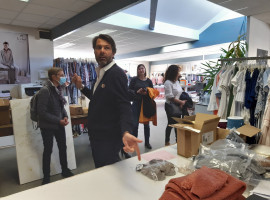 Visite de l'entreprise Textile Indémaillable - Lingerie Le Chat