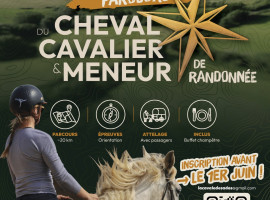 Parcours d'orientation pour cavaliers et  attelages