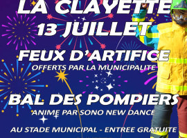 Bal des pompiers et feux d'artifices