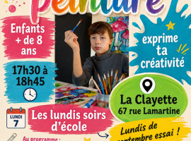 Cours de dessin et peinture enfant