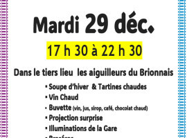 Soupe et tartines entrent en Gare