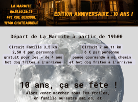 Balade nocturne : édition anniversaire