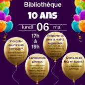 Quartier Livres Bibliothèque fête ses 10 ans !