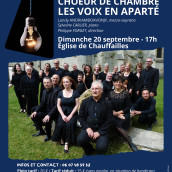 Concert Choeur de chambre : Les Voix en aparté