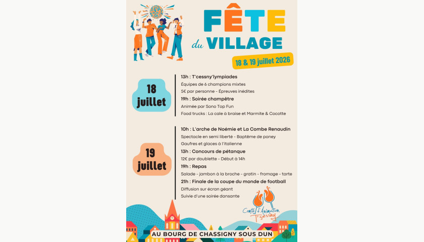 Crédits photo : Comité des fêtes Chassigny 
